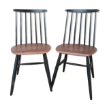 Pair of Fanett Tapiovaara chairs