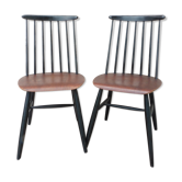 Pair of Fanett Tapiovaara chairs