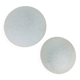 Pair of speckled glass ball wall lights from Vianne, half sphere