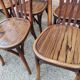 Suite de 6 chaises de Bistrot Baumann années 1930