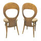 Paire de chaises Baumann modèle Mouette