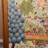 Grande huile sur toile