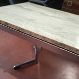 Travertine coffee table
