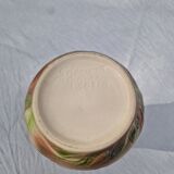 Antique Barbotine Pitcher from the Saint Clément Factory, Heron Decor