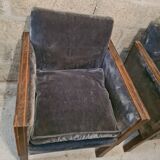 2 vintage armchairs