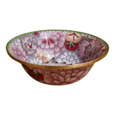 Vide-poches chinois en émaux cloisonné Motif floral