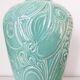 Vase Secla turquoise céramique portugaise
