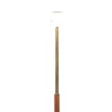 Scandinavian teak and metal floor lamp, Sweden, 1960