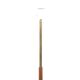 Scandinavian teak and metal floor lamp, Sweden, 1960