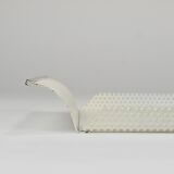 United Workshops Rigitulle brass and perforated metal plateau, Germany, 1970s