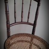 Triangle canned bistro chair