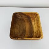 Scandinavian square teak pocket emptier, 1960s