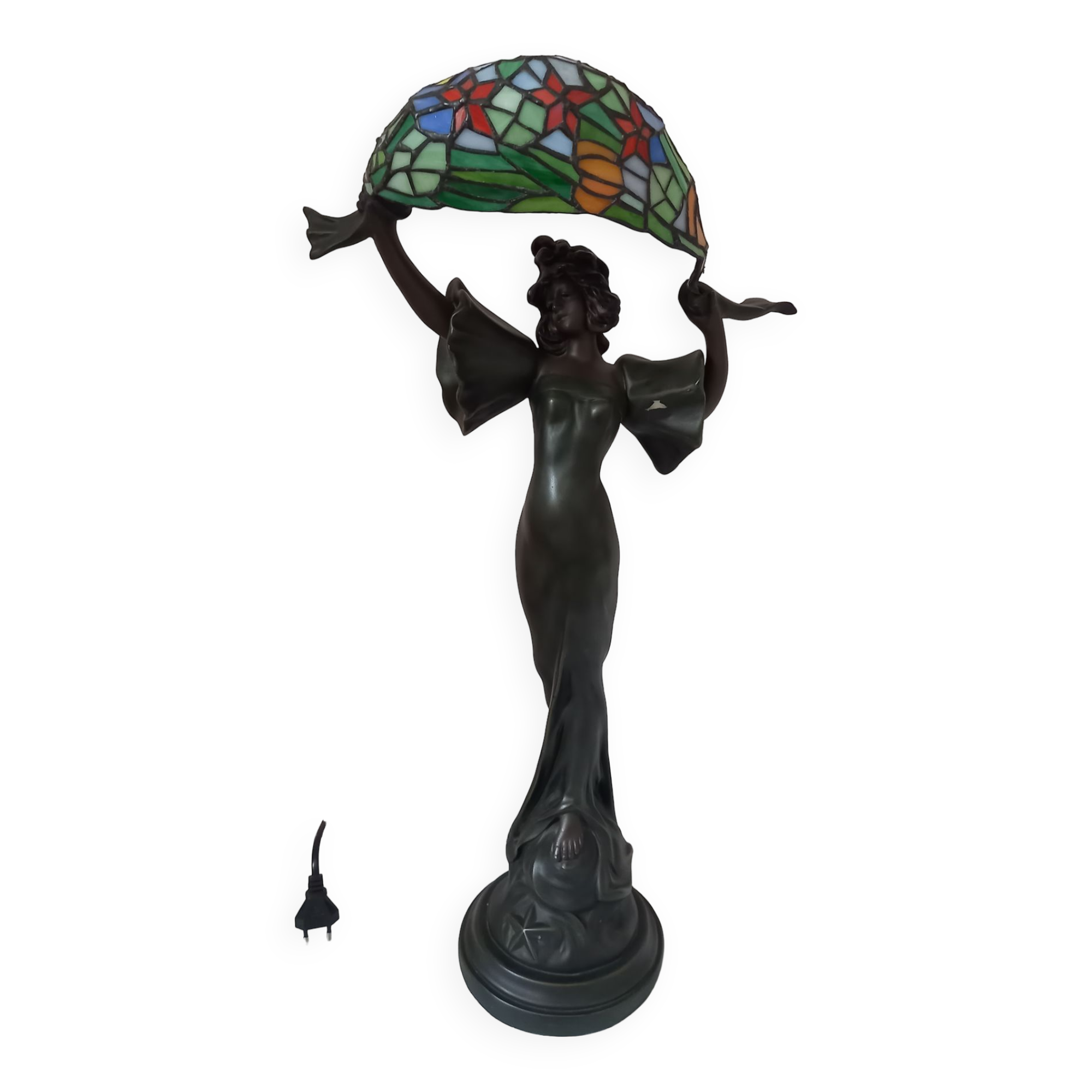 Lampe Style Tiffany vitrail