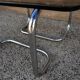 Vintage auxiliary coffee table 70s Bauhaus style