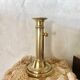 Golden copper candle holder with Belle Epoque pusher