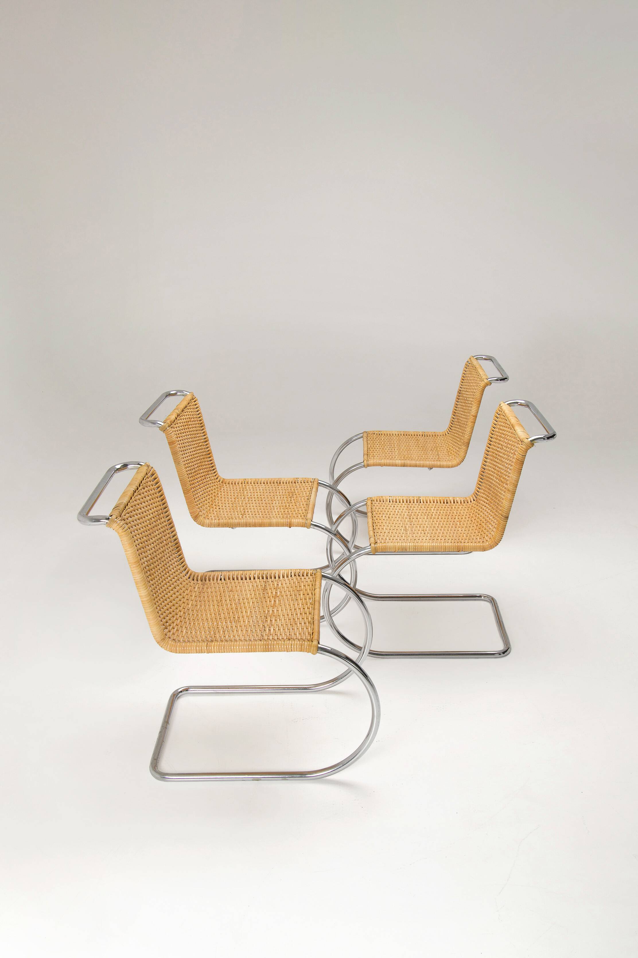 A set of four "S 533 R" Cantilever Chairs - Mies van der Rohe