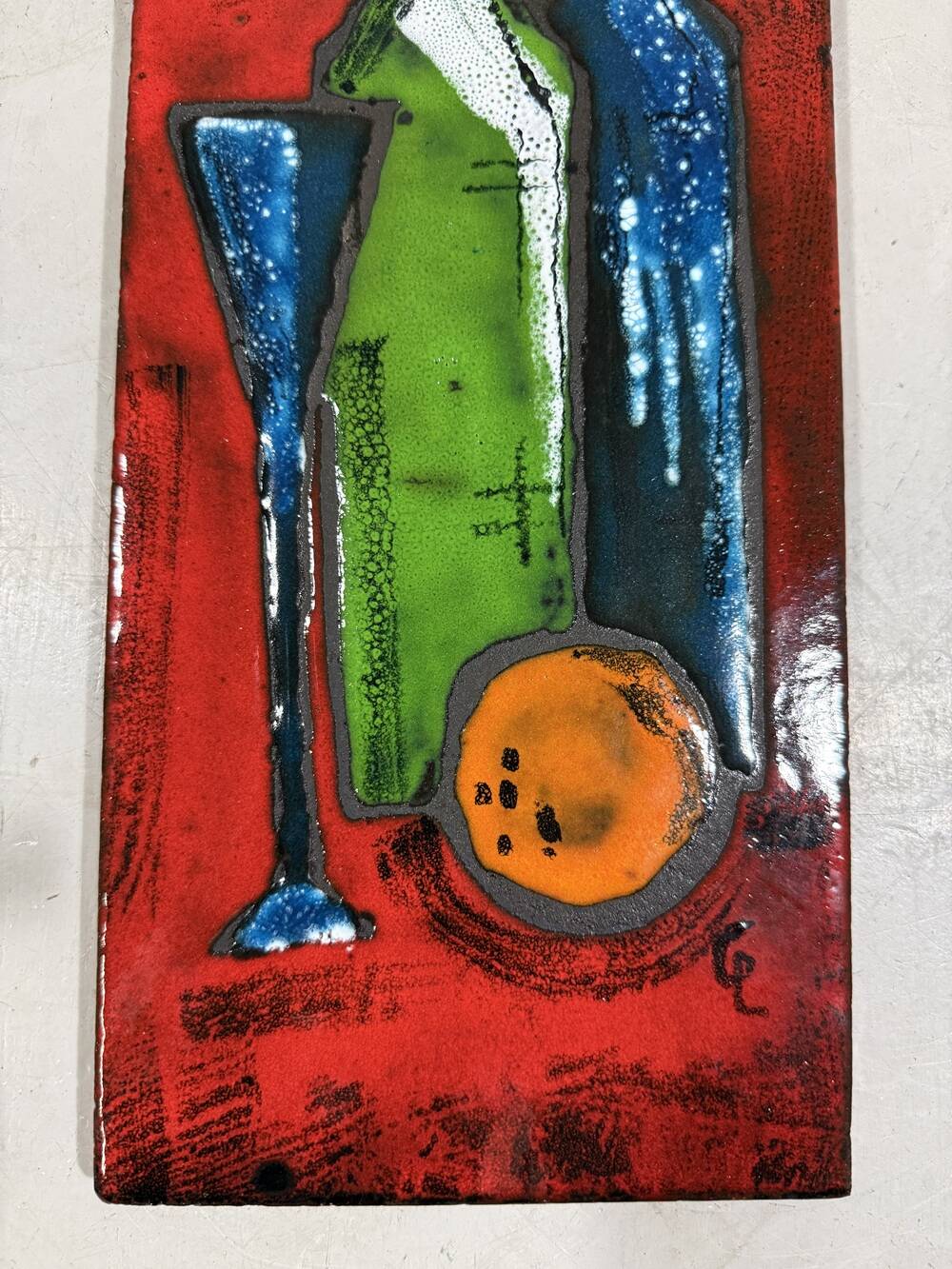Ceramic wall decoration bottles Germany