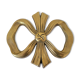 Brass ribbon bottom