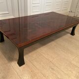 Coffee table, red and gold lacquer, 1970s