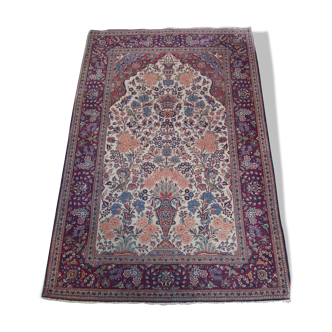 Handmade persian oriental carpet keshan  203 X 134 cm