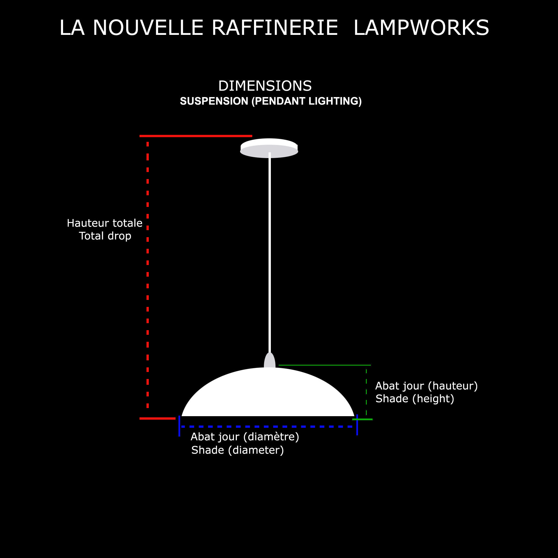 Hanging Lampshade former opaline white edging transparent