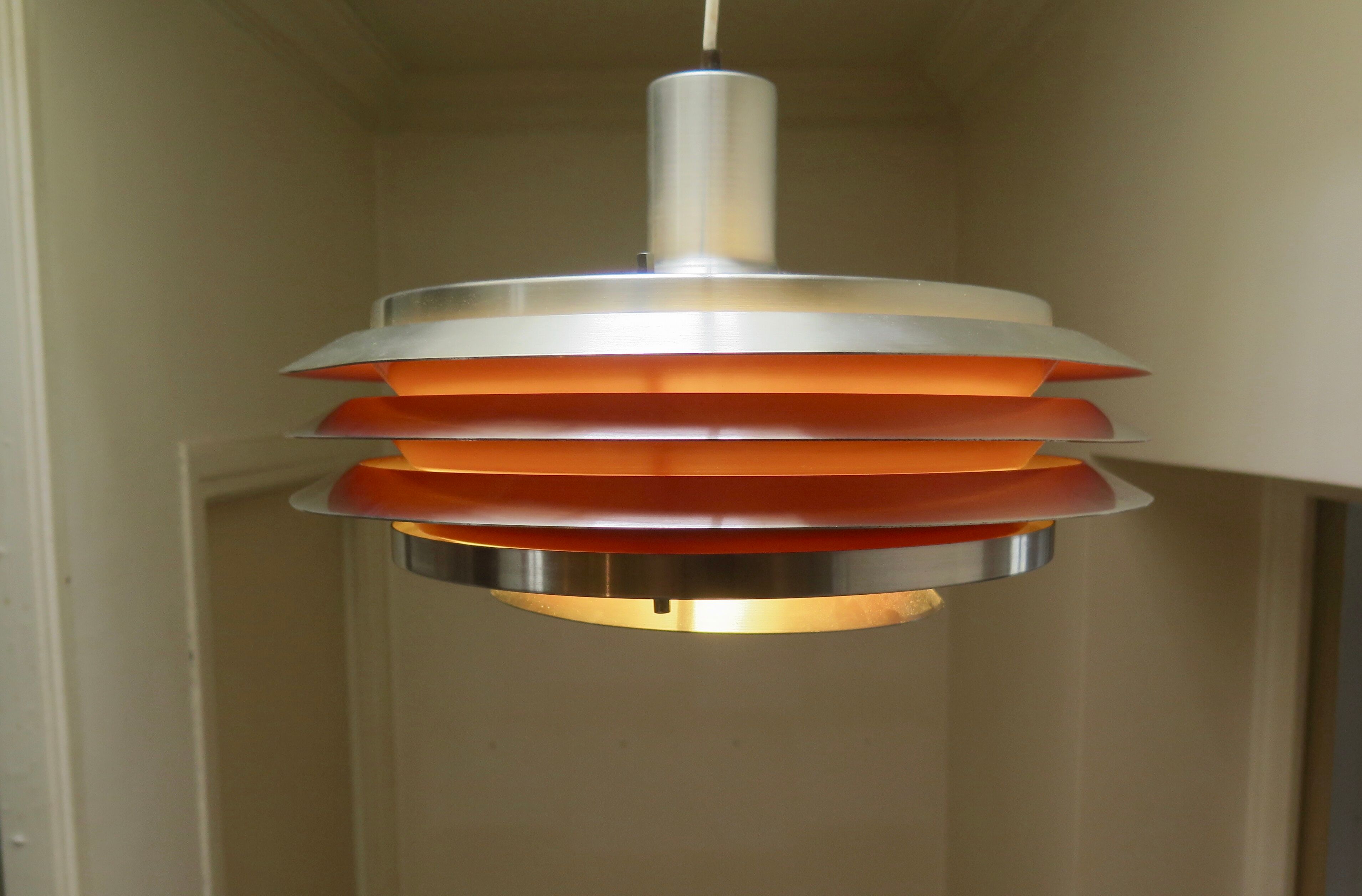 Brushed steel suspension, Denmark 1960