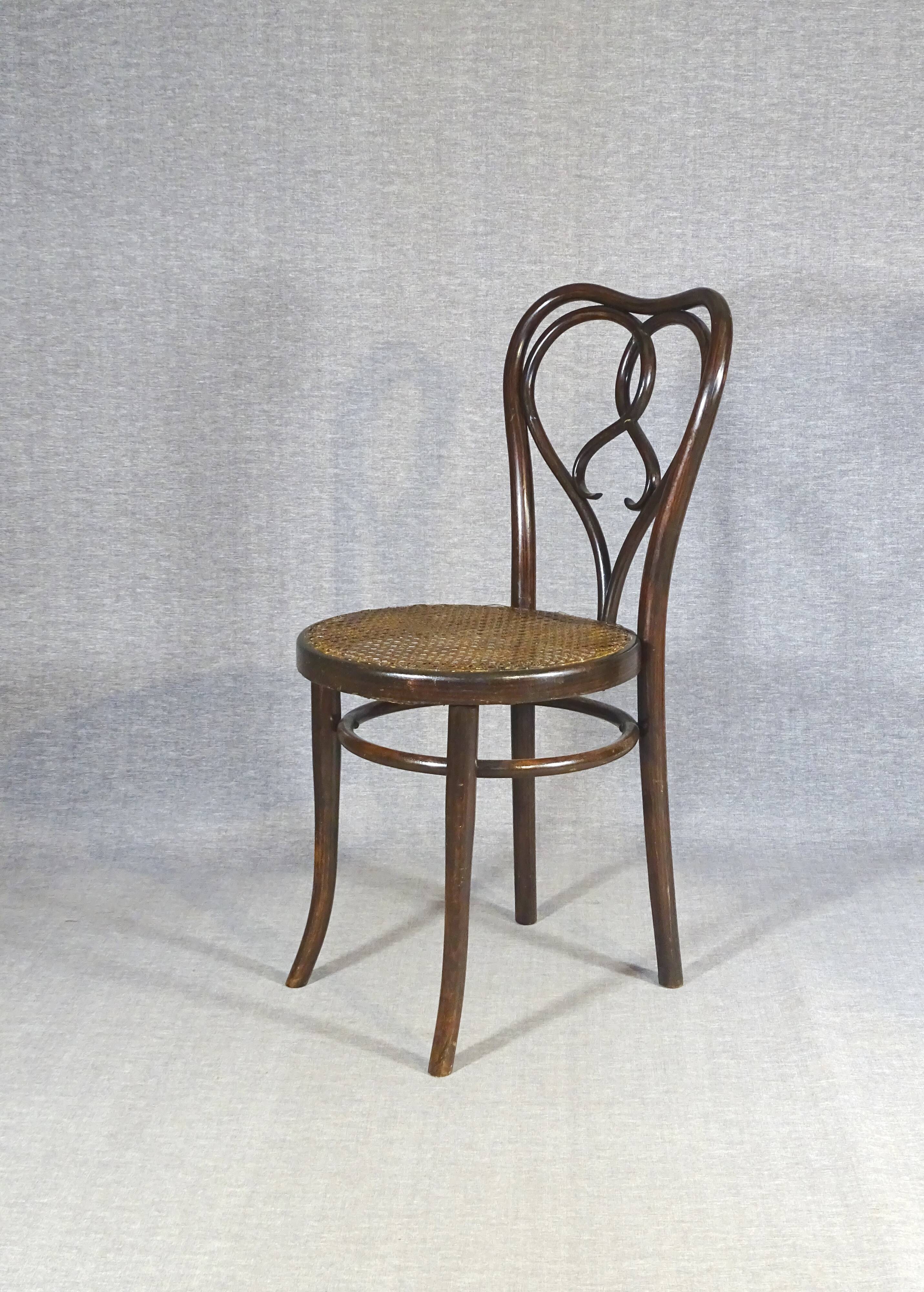 Set de six chaises Thonet N°561- Art nouveau - dining chairs , 1925