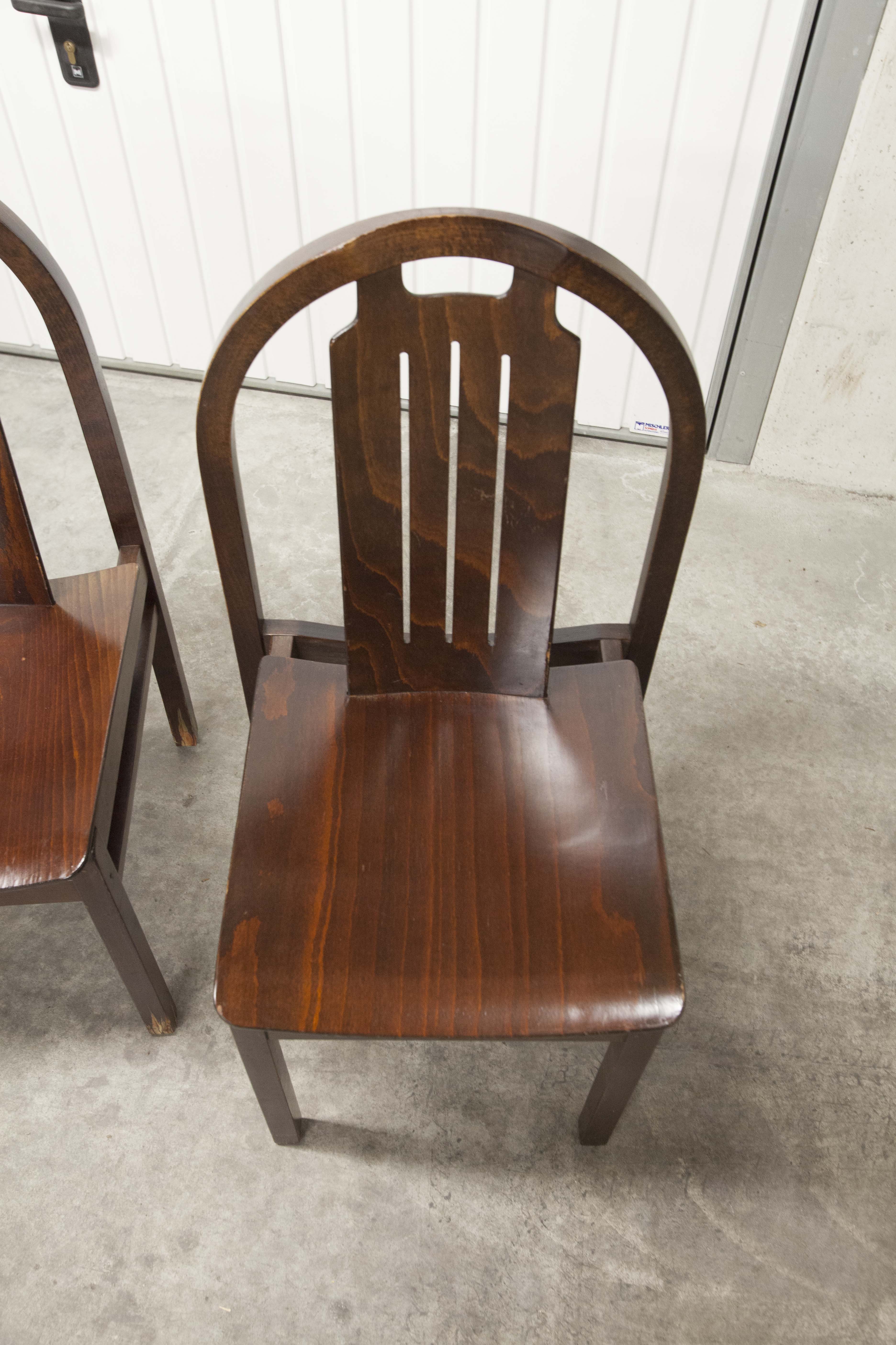 Lot of 4 chairs Baumann model "Argos"
