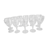 Lot of 11 crystal digestive glasses