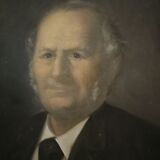 Oil portrait signed and dated 19th