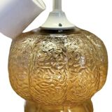 Vintage glass pendant light 1960