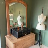 Rocaille style mirror, airbrushed