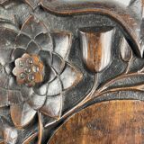 Arts and crafts hand carved pedestal, England ca 1880
