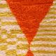 Handwoven coloured wool rug, 300 x 95 cm - R310