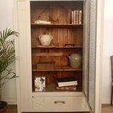 Petite armoire vitrine art déco