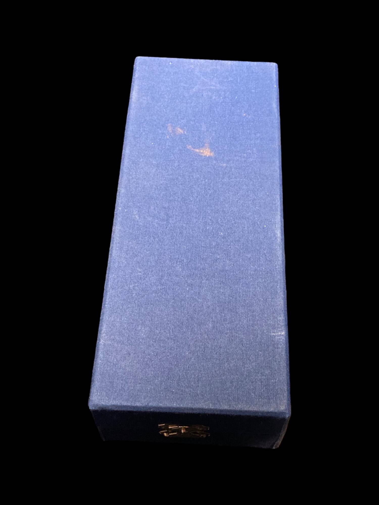 Fork and soup spoon in silver metal in their box from the brand "CERAVER OSTEAL"