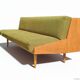 Jitona sofa bed, czechoslovak vintage 1970s