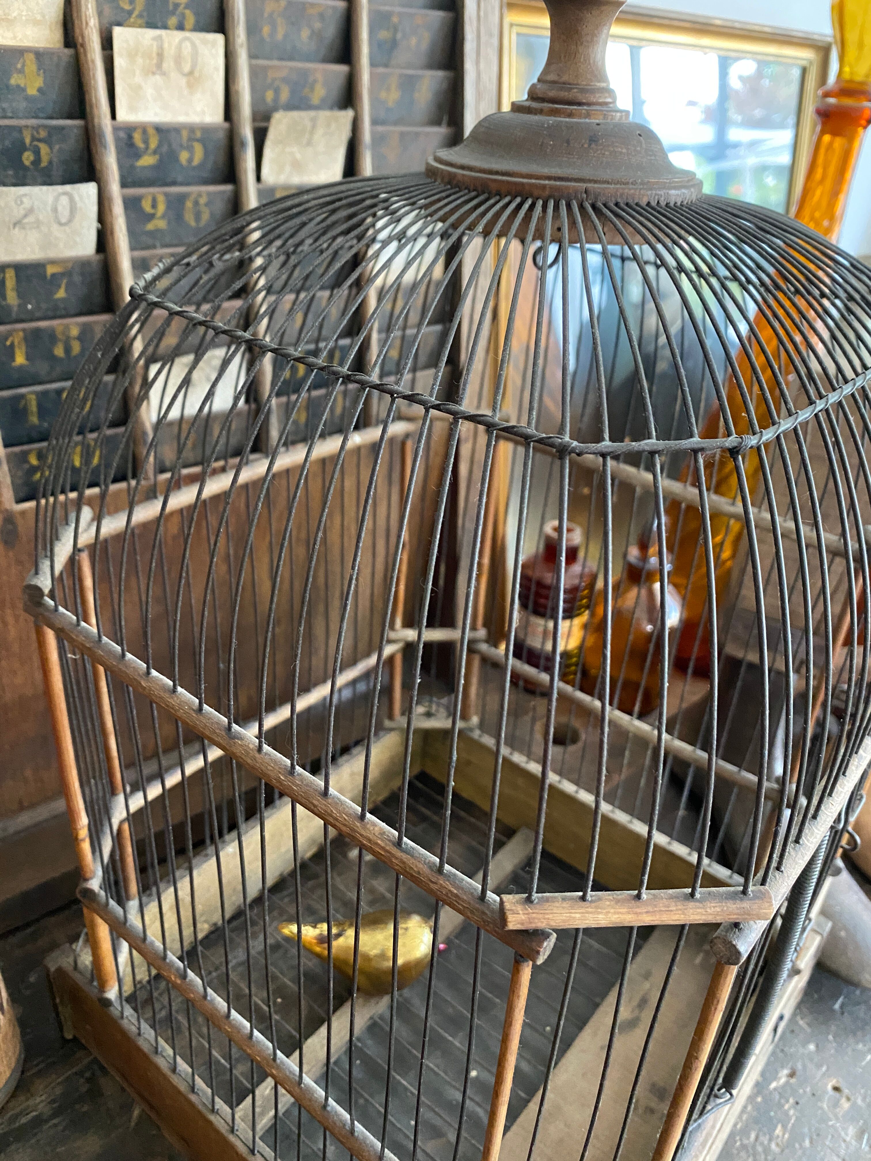Old bird cage