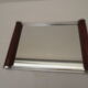 Mirror tray handles fruit wood from the 50s