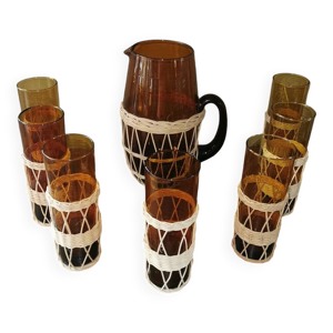 Service à orangeade - verre