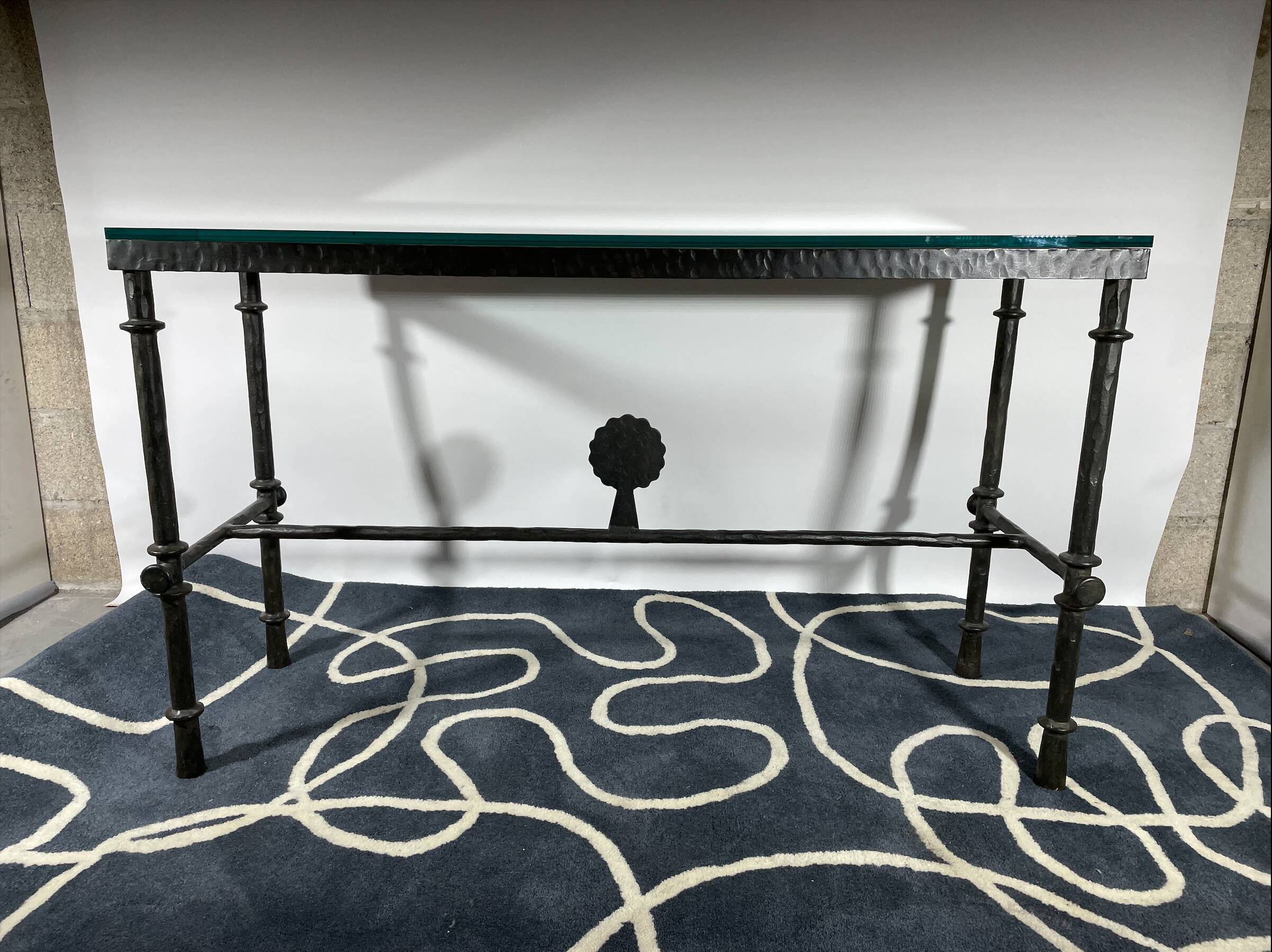 Wrought iron console