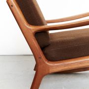 Ole Wanscher Mid-Century Rocking Chair "Senator" for France & Søn