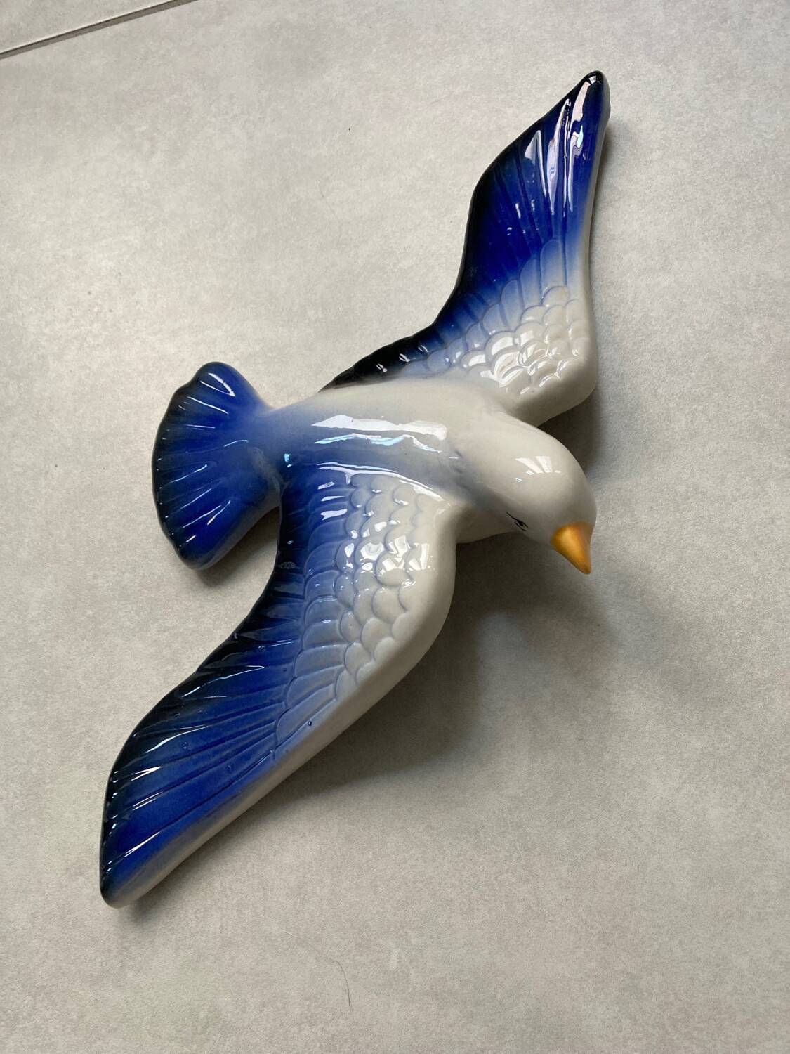 Mouette céramique émaillée 32cm