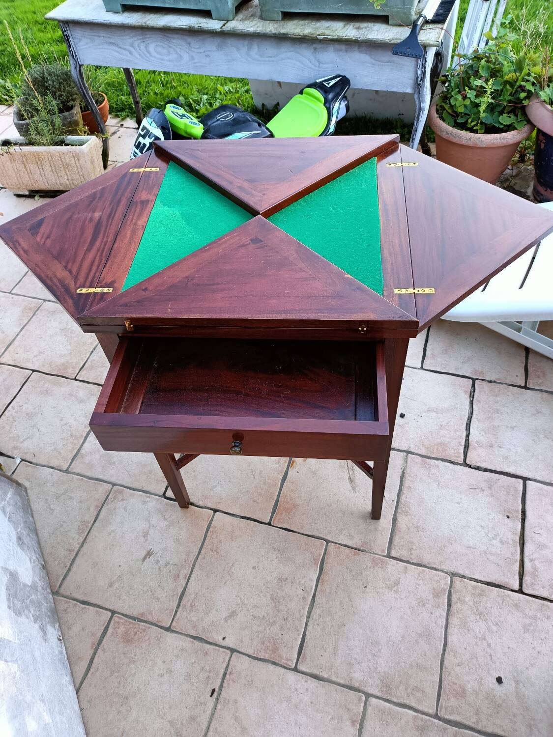 Antique Louis XVI style games table