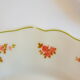 Set of 8 dessert plates opaline pink patterns Arcopal France Vintage