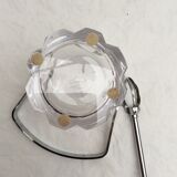 Crystal ice bucket Sevres France with spoon dimension: height -12.5cm- diameter -9.5cm-