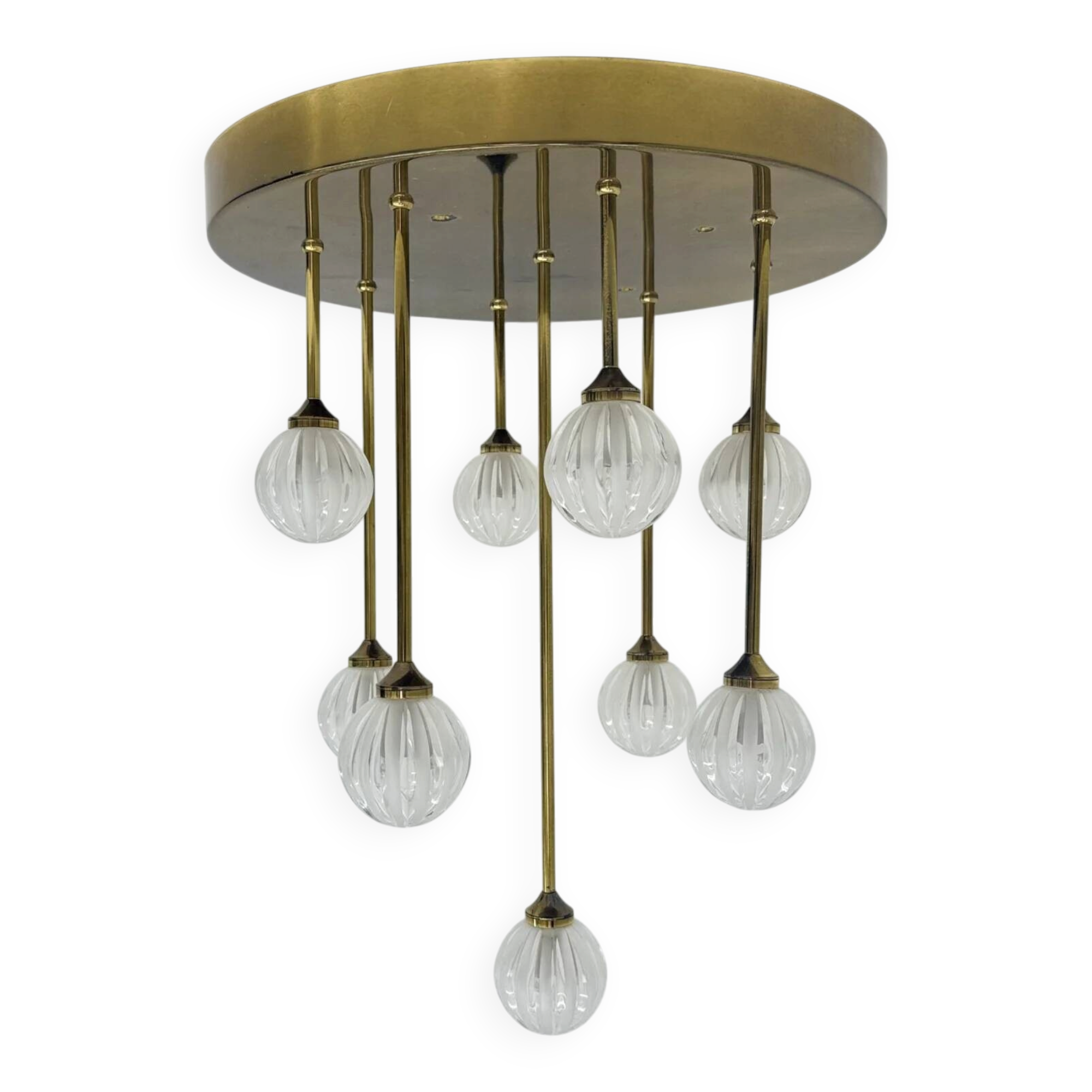 Mid-century design Christoph Palme ceiling lamp, 1980s
