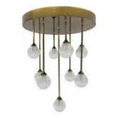 Mid-century design Christoph Palme ceiling lamp, 1980s