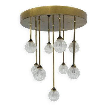 Mid-century design Christoph Palme ceiling lamp, 1980s