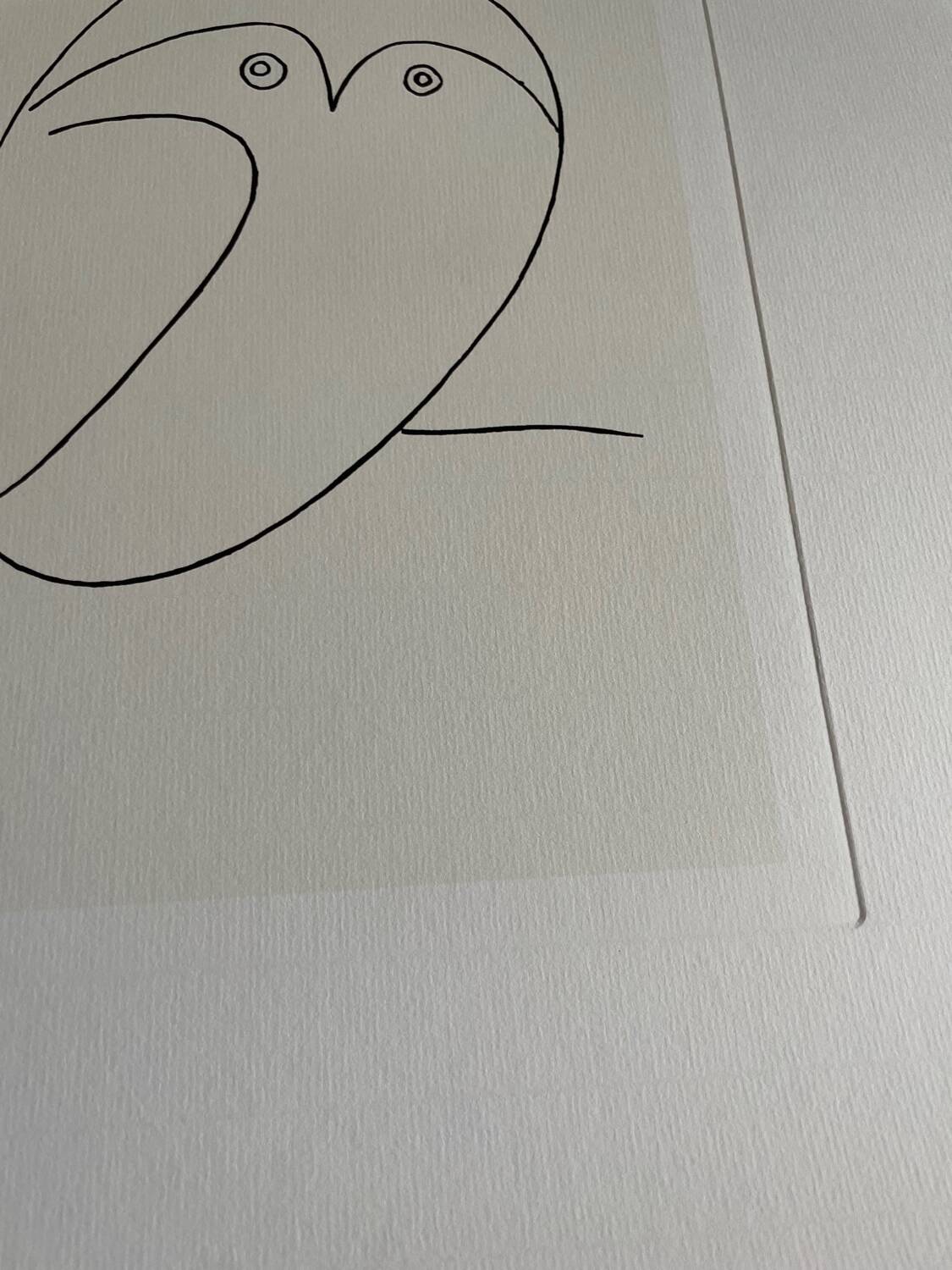 Pablo picasso (1881-1973), le hibou, cooyright succession p. picasso/ sabam belgium 2001